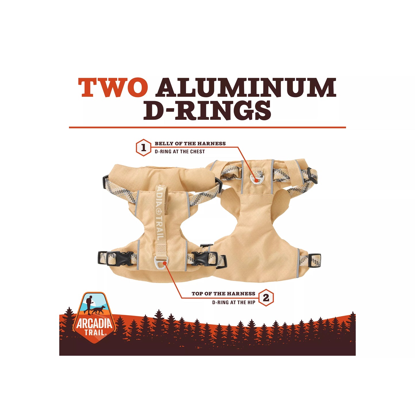 Arcadia Trail Lightweight Beden Tasması (Büyük Irklar İçin)