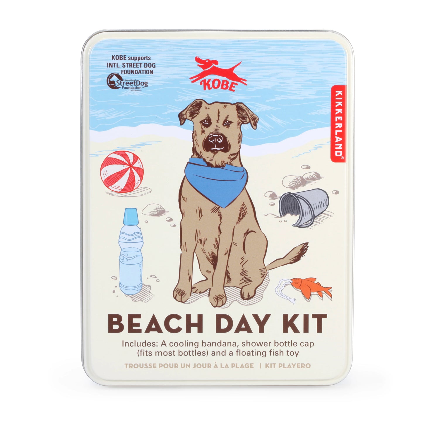 Kikkerland Kobe Dog Beach Day Kit