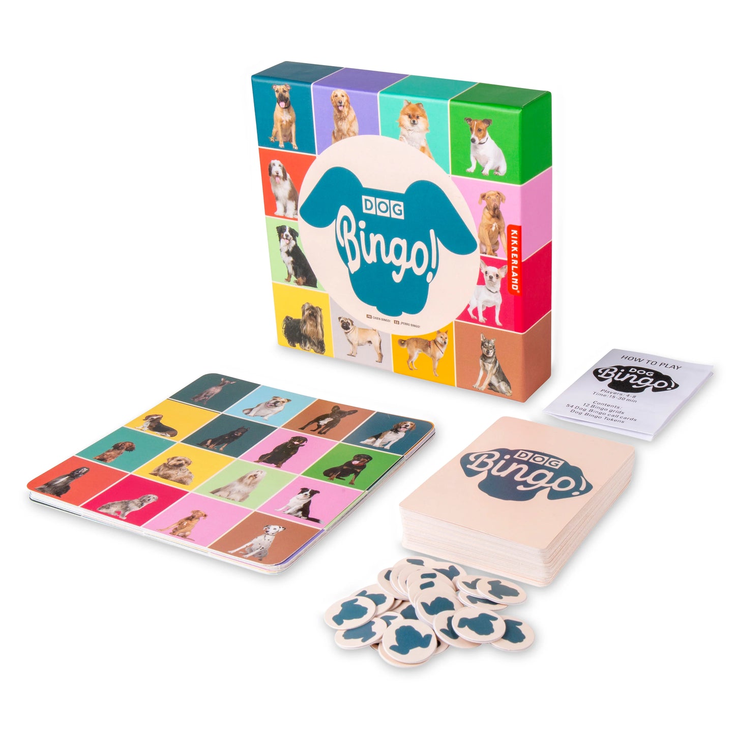 Kikkerland Kobe Dog Bingo Game