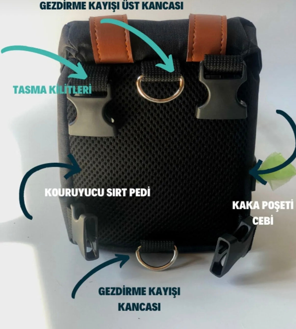 Pawlook Dog Harness Backpack Bond Series