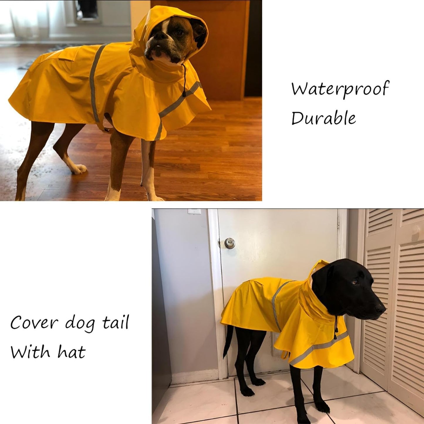 Nacoco Pet Büyük Beden Köpek Yağmurluk