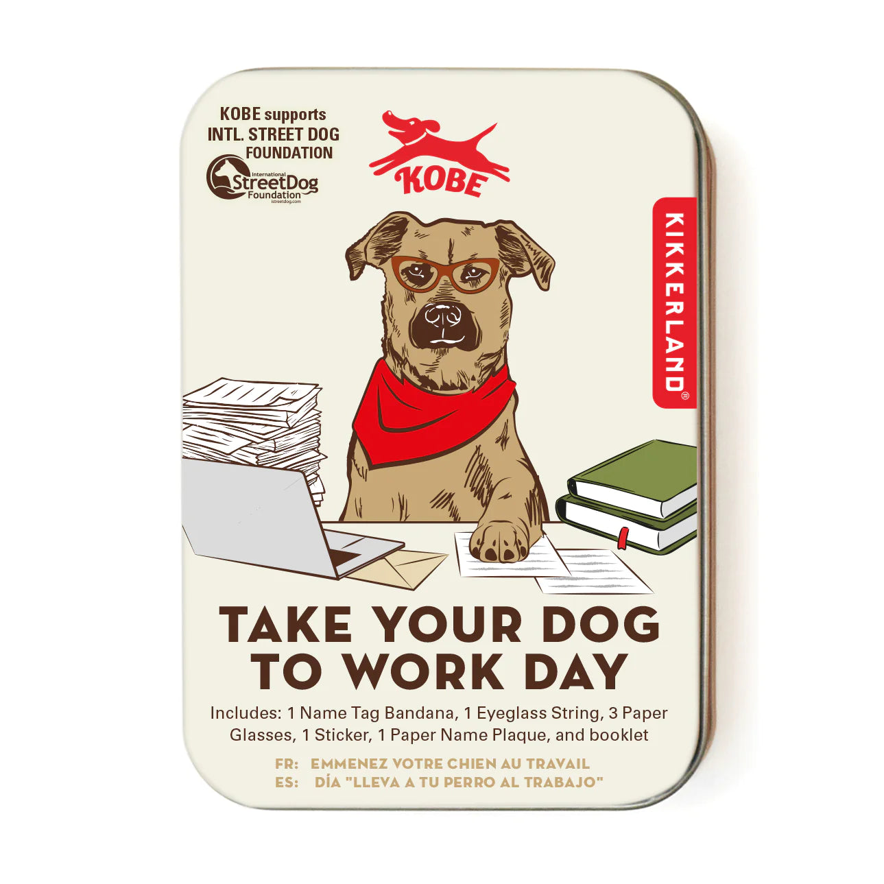 Kikkerland Kobe Dog Work Life Kit