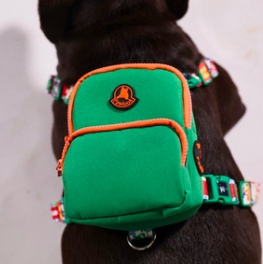 Pawlook Dog Harness Backpack
