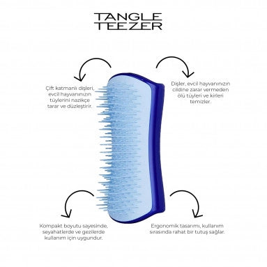 Tangle Teezer Pet Teezer Deshedding Köpek Bakım Fırçası