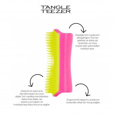Tangle Teezer Pet Teezer Detangling Köpek Bakım Fırçası