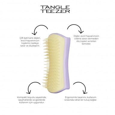 Tangle Teezer Pet Teezer Detangling Köpek Bakım Fırçası