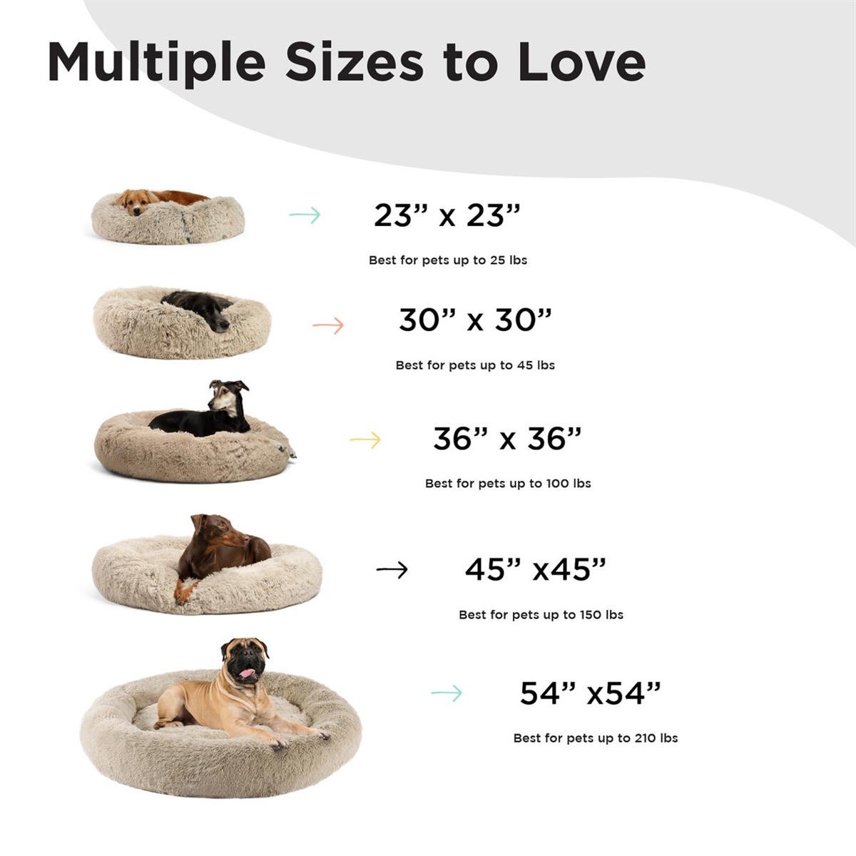 Donut Shag Frost Köpek Yatağı
