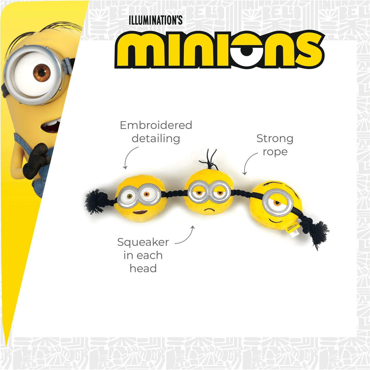 Minion® 3 Kafalı İpli Çekiştirme Oyuncağı