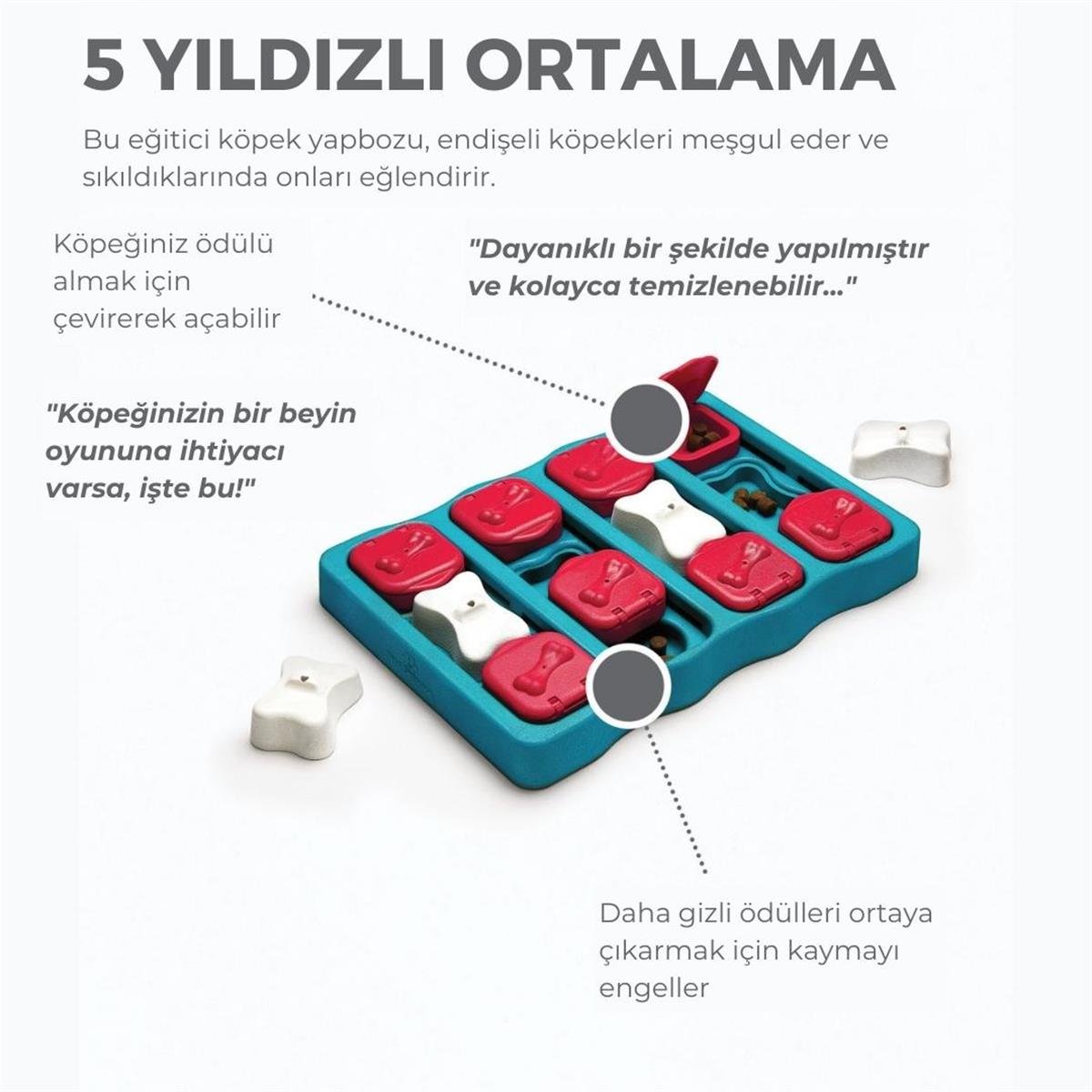 Outward Hound X Nina Ottosson Dog Smart Interactive Treat Puzzle Köpek Oyuncağı