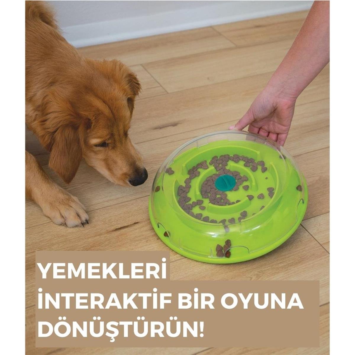 Outward Hound Wobble Bowl Interactive Treat Puzzle Köpek Oyuncağı Medium
