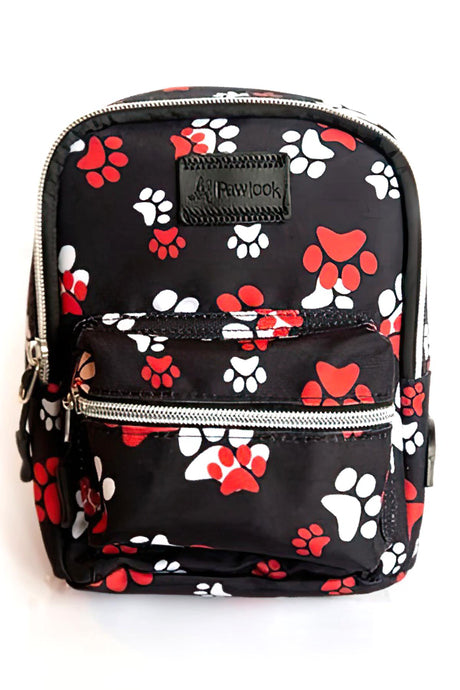 Pawlook Dog Harness Collar Backpack Patterned