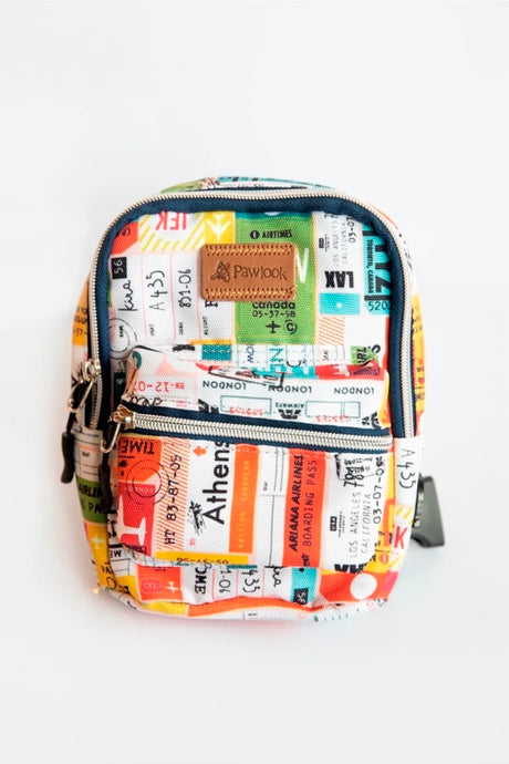 Pawlook Dog Harness Collar Backpack Patterned