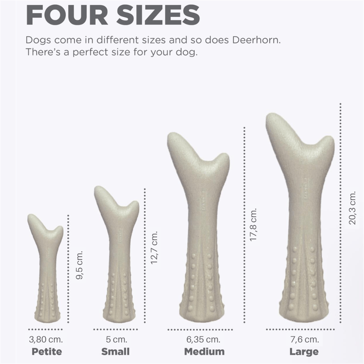 Petstages Deerhorn Antler Alternative Dog Chew Toy Köpek Çiğneme Oyuncağı