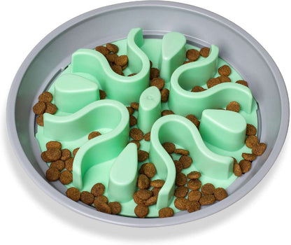 Outward Hound Fun Feeder Wobble Slo Bowl Mint Yavaş Yeme Mama Kabı (Large)