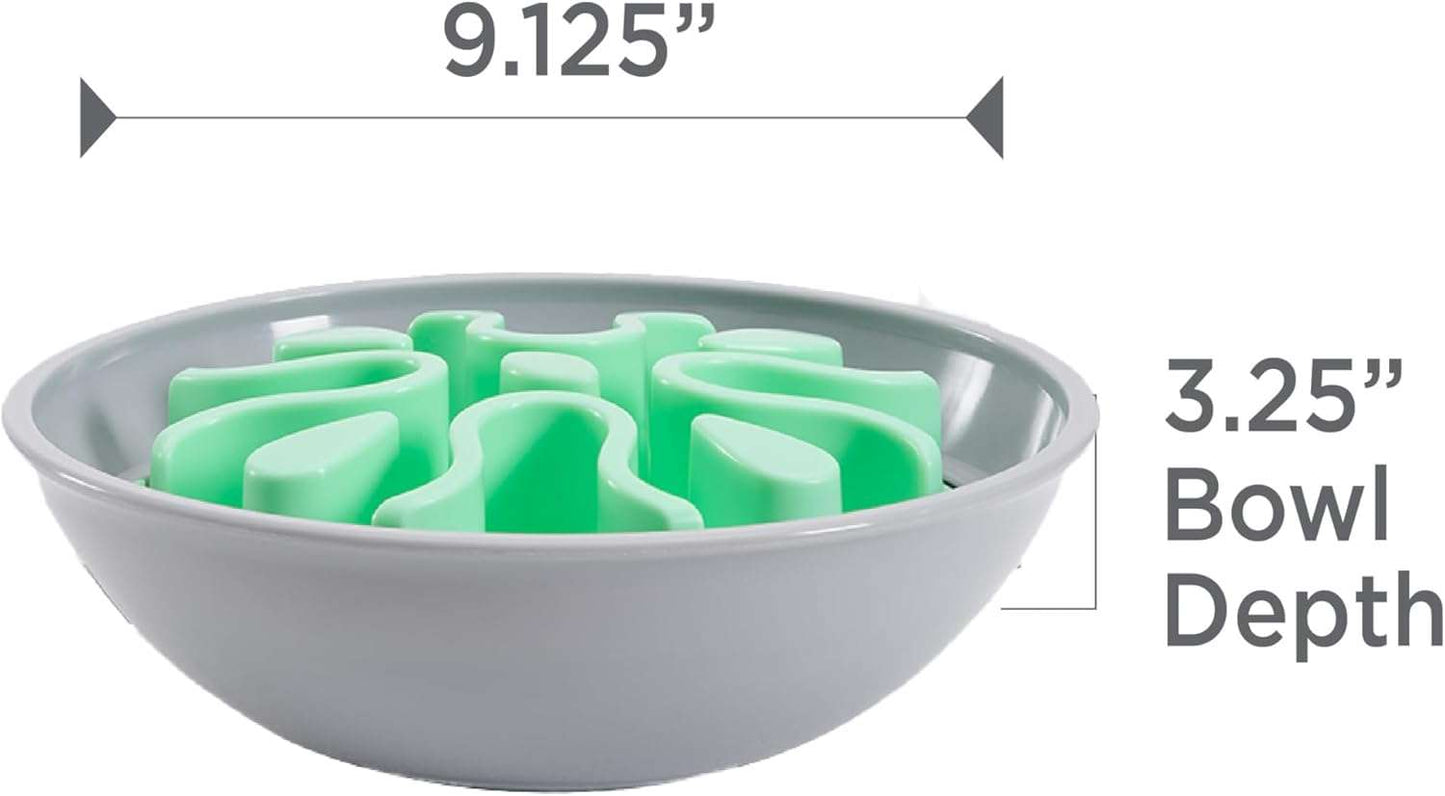 Outward Hound Fun Feeder Wobble Slo Bowl Mint Yavaş Yeme Mama Kabı (Large)