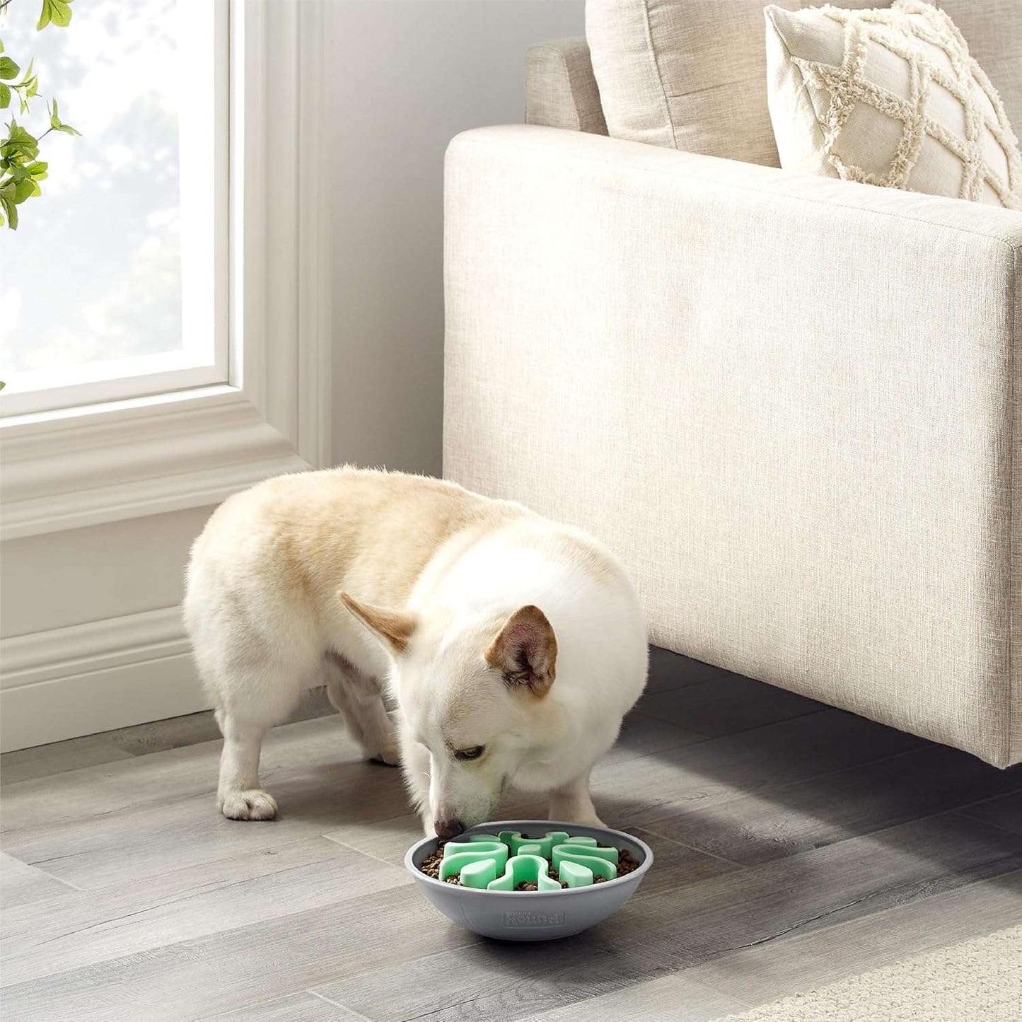 Outward Hound Fun Feeder Wobble Slo Bowl Mint Yavaş Yeme Mama Kabı (Large)