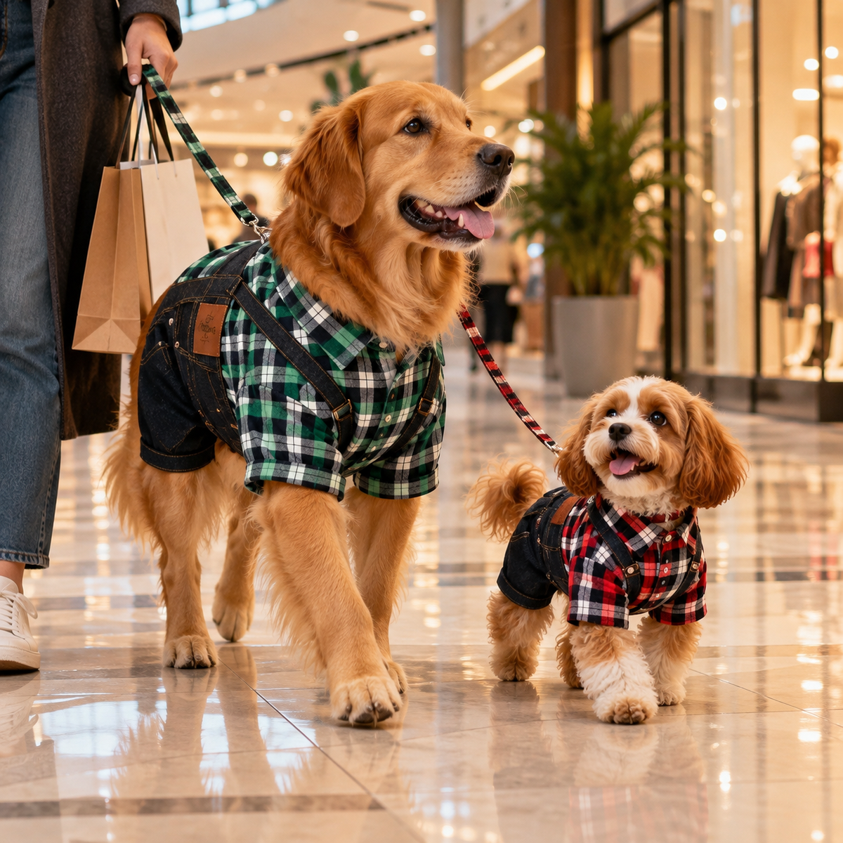 Pawlook x Barkie İzmir Special Edition – Ekose Gömlekli Jean Bahçıvan Tulum