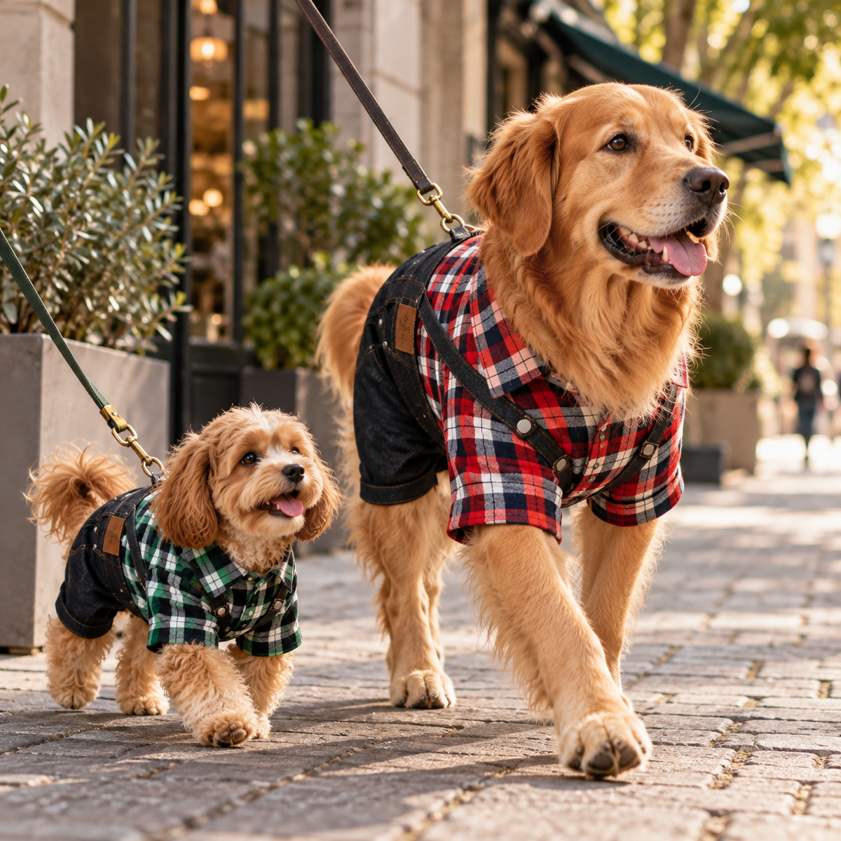 Pawlook x Barkie İzmir Special Edition – Ekose Gömlekli Jean Bahçıvan Tulum