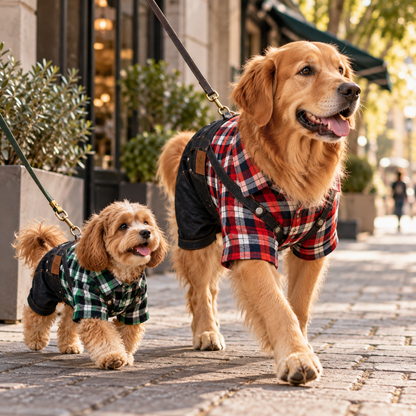 Pawlook x Barkie İzmir Special Edition – Ekose Gömlekli Jean Bahçıvan Tulum