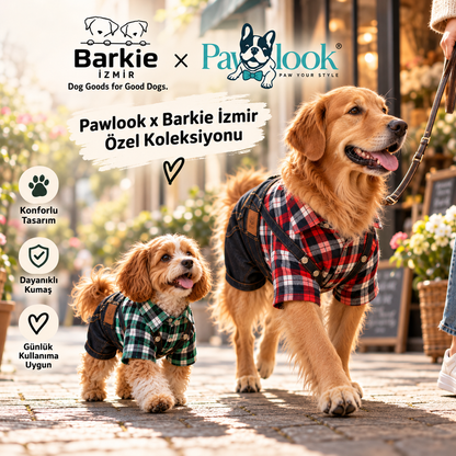 Pawlook x Barkie İzmir Special Edition – Ekose Gömlekli Jean Bahçıvan Tulum