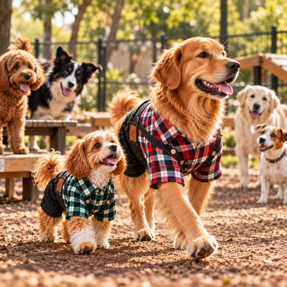 Pawlook x Barkie İzmir Special Edition – Ekose Gömlekli Jean Bahçıvan Tulum
