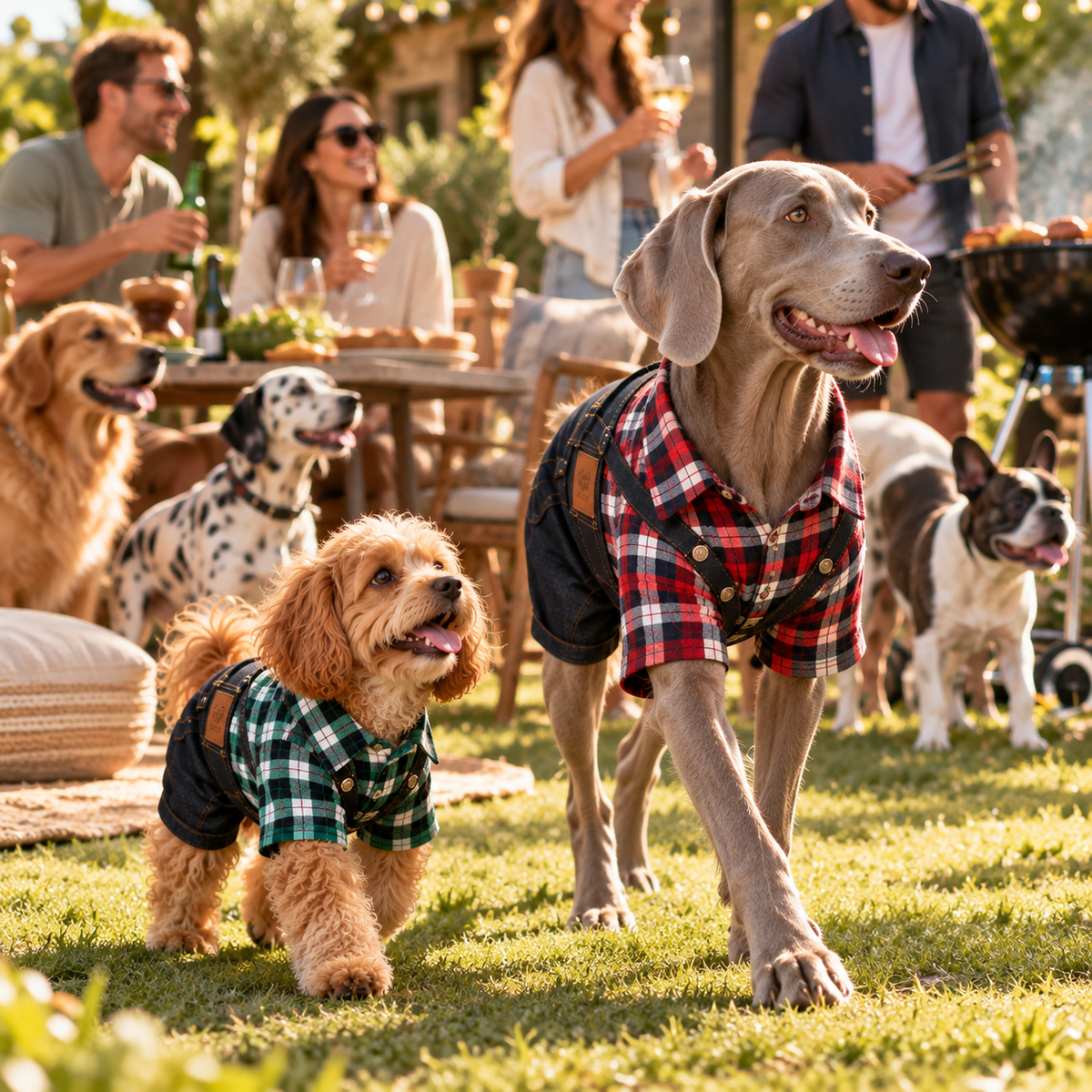 Pawlook x Barkie İzmir Special Edition – Ekose Gömlekli Jean Bahçıvan Tulum