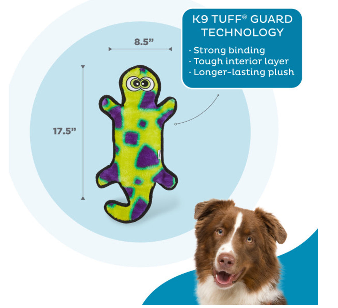 Outward Hound Dayanıklı Peluş (Gecko / Sürüngen)