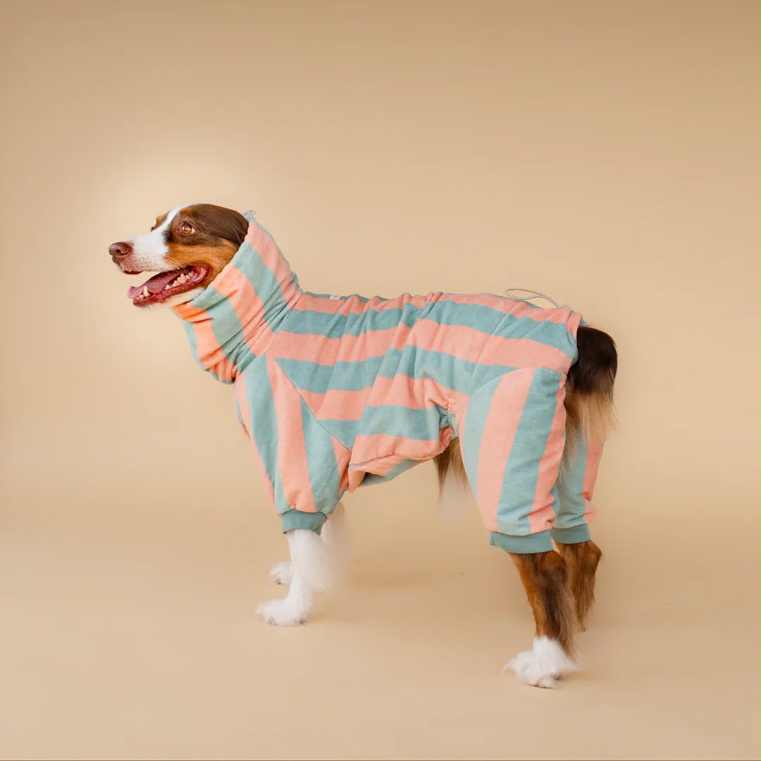 Soft Rituals | Drying Onesie | Köpekler İçin Tulum Bornoz