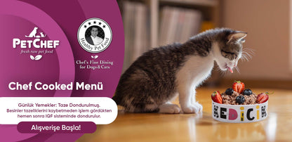 Kediler için Yaş Mama (3* 500 gr)
